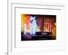 Instants of NY Series - Christmas Ornaments at 21st Century Fox across from Radio City Music Hall-Philippe Hugonnard-Framed Art Print