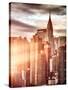 Instants of NY Series - Cityscape Manhattan and the Chrysler Building-Philippe Hugonnard-Stretched Canvas