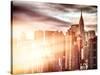 Instants of NY Series - Cityscape Manhattan and the Chrysler Building-Philippe Hugonnard-Stretched Canvas