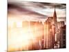 Instants of NY Series - Cityscape Manhattan and the Chrysler Building-Philippe Hugonnard-Mounted Photographic Print