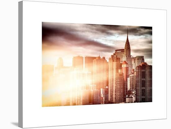 Instants of NY Series - Cityscape Manhattan and the Chrysler Building-Philippe Hugonnard-Stretched Canvas