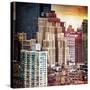 Instants of NY Series - Cityscape Manhattan Buildings-Philippe Hugonnard-Stretched Canvas