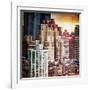 Instants of NY Series - Cityscape Manhattan Buildings-Philippe Hugonnard-Framed Photographic Print