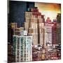 Instants of NY Series - Cityscape Manhattan Buildings-Philippe Hugonnard-Mounted Photographic Print