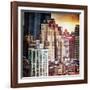 Instants of NY Series - Cityscape Manhattan Buildings-Philippe Hugonnard-Framed Photographic Print