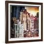 Instants of NY Series - Cityscape Manhattan Buildings-Philippe Hugonnard-Framed Premium Photographic Print