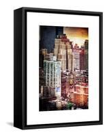 Instants of NY Series - Cityscape Manhattan Buildings-Philippe Hugonnard-Framed Stretched Canvas
