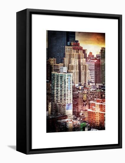 Instants of NY Series - Cityscape Manhattan Buildings-Philippe Hugonnard-Framed Stretched Canvas