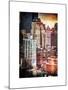 Instants of NY Series - Cityscape Manhattan Buildings-Philippe Hugonnard-Mounted Art Print