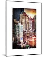 Instants of NY Series - Cityscape Manhattan Buildings-Philippe Hugonnard-Mounted Art Print