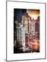 Instants of NY Series - Cityscape Manhattan Buildings-Philippe Hugonnard-Mounted Art Print