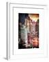 Instants of NY Series - Cityscape Manhattan Buildings-Philippe Hugonnard-Framed Art Print