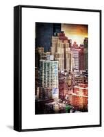 Instants of NY Series - Cityscape Manhattan Buildings-Philippe Hugonnard-Framed Stretched Canvas