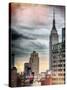 Instants of NY Series - Cityscape Manhattan-Philippe Hugonnard-Stretched Canvas