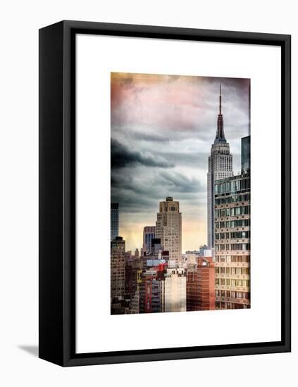 Instants of NY Series - Cityscape Manhattan-Philippe Hugonnard-Framed Stretched Canvas