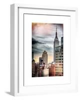 Instants of NY Series - Cityscape Manhattan-Philippe Hugonnard-Framed Art Print