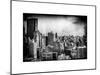 Instants of NY Series - Cityscape of Manhattan in Winter at Sunset-Philippe Hugonnard-Mounted Art Print