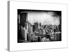 Instants of NY Series - Cityscape of Manhattan in Winter at Sunset-Philippe Hugonnard-Stretched Canvas