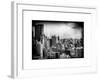 Instants of NY Series - Cityscape of Manhattan in Winter at Sunset-Philippe Hugonnard-Framed Art Print