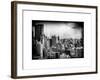 Instants of NY Series - Cityscape of Manhattan in Winter at Sunset-Philippe Hugonnard-Framed Art Print