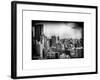 Instants of NY Series - Cityscape of Manhattan in Winter at Sunset-Philippe Hugonnard-Framed Art Print