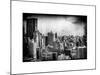 Instants of NY Series - Cityscape of Manhattan in Winter at Sunset-Philippe Hugonnard-Mounted Art Print