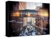 Instants of NY Series - Cityscape Snowy Winter in West Village-Philippe Hugonnard-Stretched Canvas