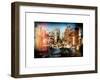 Instants of NY Series - Cityscape Snowy Winter in West Village-Philippe Hugonnard-Framed Art Print