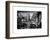 Instants of NY Series - Cityscape Snowy Winter in West Village-Philippe Hugonnard-Framed Art Print