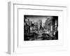 Instants of NY Series - Cityscape Snowy Winter in West Village-Philippe Hugonnard-Framed Art Print