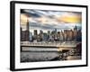 Instants of NY Series - Cityscape with the Chrysler Building and Empire State Building Views-Philippe Hugonnard-Framed Photographic Print