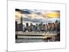 Instants of NY Series - Cityscape with the Chrysler Building and Empire State Building Views-Philippe Hugonnard-Mounted Art Print