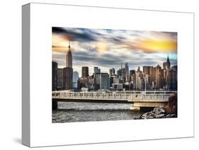 Instants of NY Series - Cityscape with the Chrysler Building and Empire State Building Views-Philippe Hugonnard-Stretched Canvas