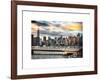 Instants of NY Series - Cityscape with the Chrysler Building and Empire State Building Views-Philippe Hugonnard-Framed Art Print