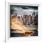 Instants of NY Series - Cityscape with the Chrysler Building-Philippe Hugonnard-Framed Photographic Print