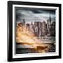 Instants of NY Series - Cityscape with the Chrysler Building-Philippe Hugonnard-Framed Photographic Print