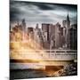 Instants of NY Series - Cityscape with the Chrysler Building-Philippe Hugonnard-Mounted Photographic Print