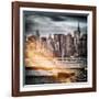 Instants of NY Series - Cityscape with the Chrysler Building-Philippe Hugonnard-Framed Photographic Print