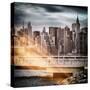 Instants of NY Series - Cityscape with the Chrysler Building-Philippe Hugonnard-Stretched Canvas