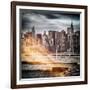 Instants of NY Series - Cityscape with the Chrysler Building-Philippe Hugonnard-Framed Photographic Print