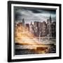 Instants of NY Series - Cityscape with the Chrysler Building-Philippe Hugonnard-Framed Photographic Print