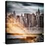 Instants of NY Series - Cityscape with the Chrysler Building-Philippe Hugonnard-Stretched Canvas