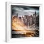 Instants of NY Series - Cityscape with the Chrysler Building-Philippe Hugonnard-Framed Photographic Print