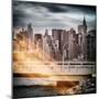 Instants of NY Series - Cityscape with the Chrysler Building-Philippe Hugonnard-Mounted Photographic Print