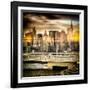 Instants of NY Series - Cityscape with the Chrysler Building-Philippe Hugonnard-Framed Photographic Print