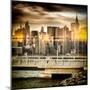 Instants of NY Series - Cityscape with the Chrysler Building-Philippe Hugonnard-Mounted Photographic Print