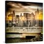 Instants of NY Series - Cityscape with the Chrysler Building-Philippe Hugonnard-Stretched Canvas