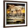 Instants of NY Series - Cityscape with the Chrysler Building-Philippe Hugonnard-Framed Photographic Print