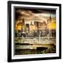 Instants of NY Series - Cityscape with the Chrysler Building-Philippe Hugonnard-Framed Photographic Print