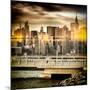 Instants of NY Series - Cityscape with the Chrysler Building-Philippe Hugonnard-Mounted Photographic Print